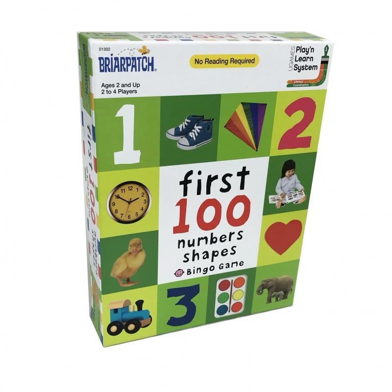 First 100 Number Shapes Activity Game - Briarpatch - Ages 2 years upwards