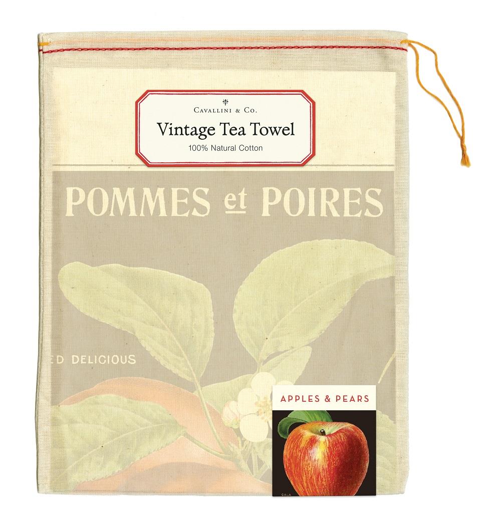Cavallini & Co Apples and Pears Tea Towel Cavallini & Co Apples and Pears Tea Towel