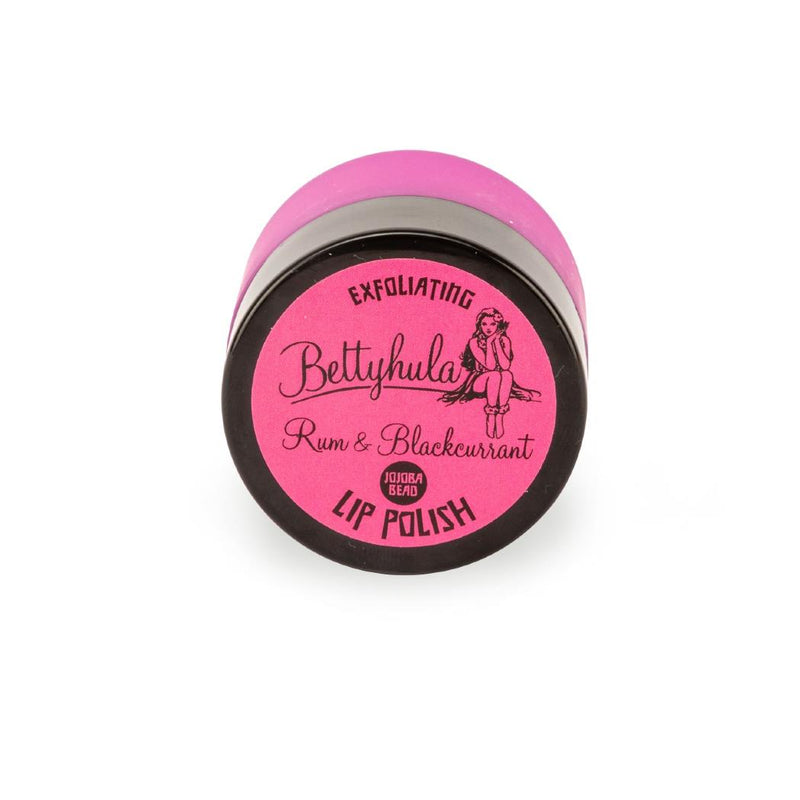 Bettyhula - Exfoliating Lip Polish - Jojoba Beads - Rum & Blackcurrant - 15g