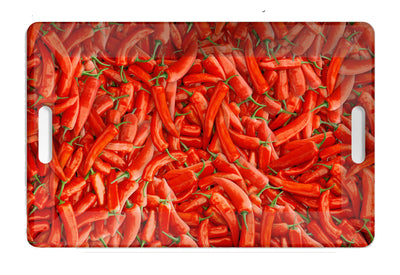 Splash - Red Hot Chilli Peppers Photo Print Melamine Rectangular Tray 12x18.75ins