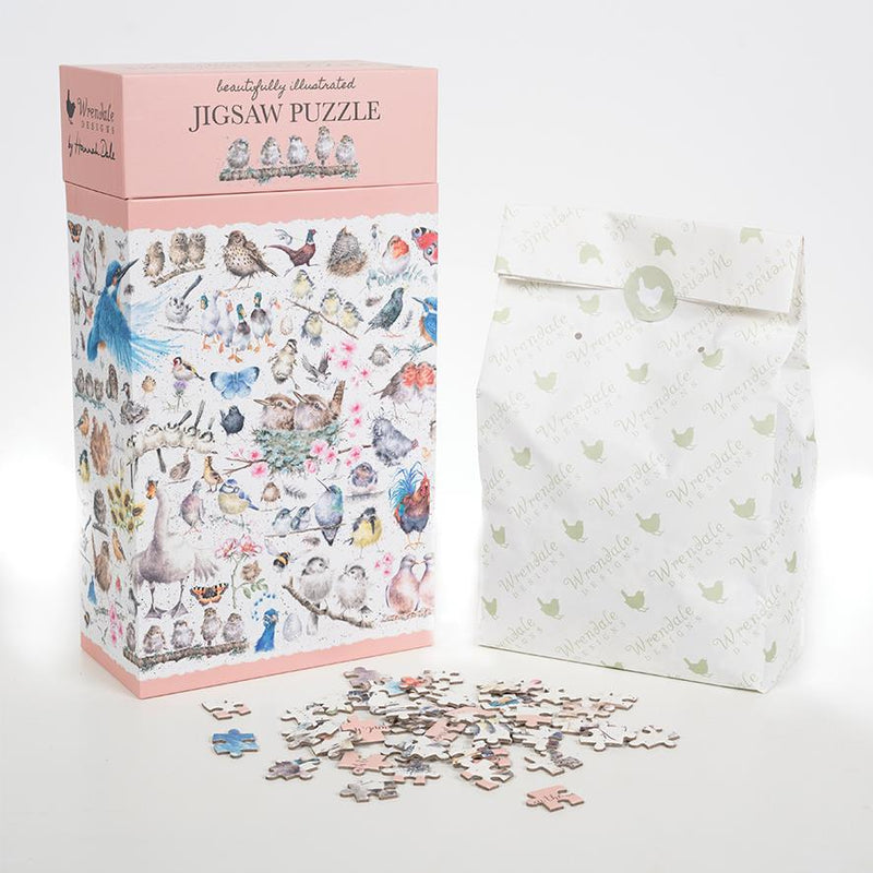 Jigsaw Puzzle - Garden Birds & Feathered Friends - 1000 Pieces - 50.8 x 68.5cms - Wrendale Designs