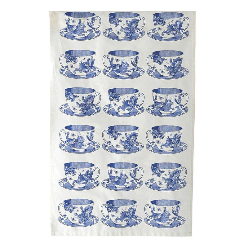 Thornback & Peel - 100% Cotton - Tea Towel - 47 x 77cms - Teacups