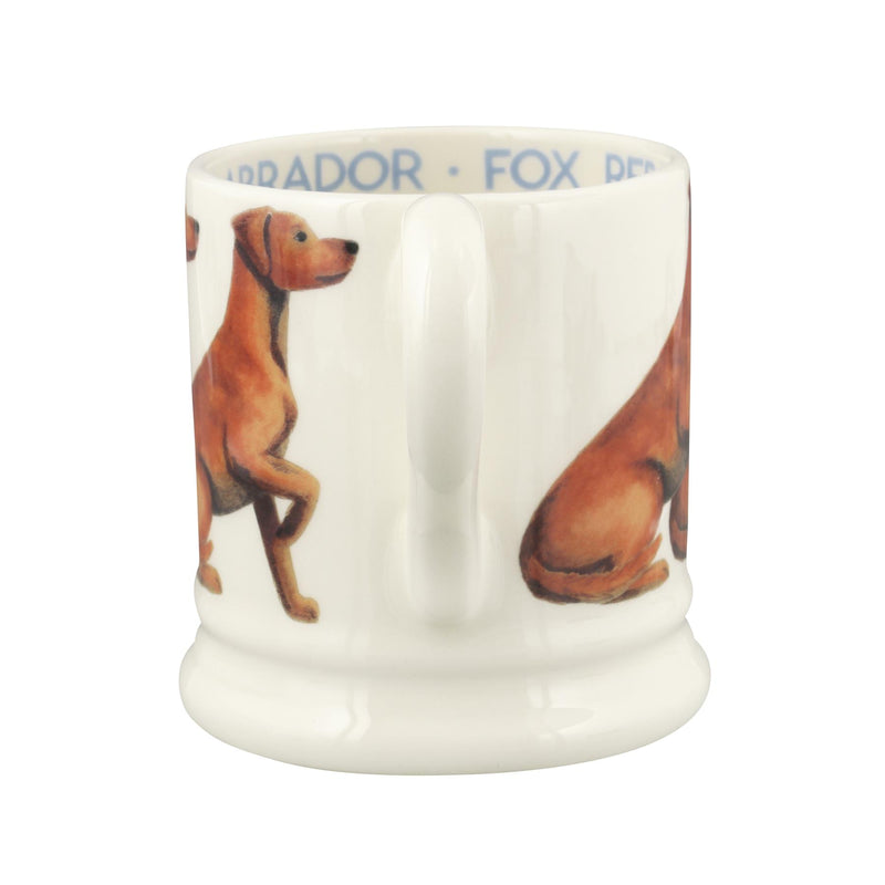 Emma Bridgewater - Half Pint Mug (300ml/1/2pt) - 9.3x8.2cms - Dogs - Fox Red Labradors