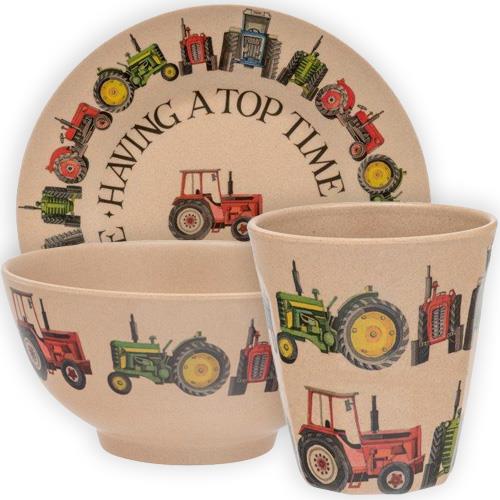 Emma Bridgewater - Tractors - Rice Husk - Available in Plates, Bowls or Beakers