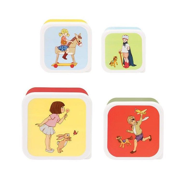 Belle & Boo - Set of 4 Snack Tubs/Food Storage Containers