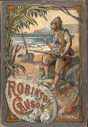 British Library eReader Case - Available in 2 Sizes To Fit all Tablets - Robinson Crusoe