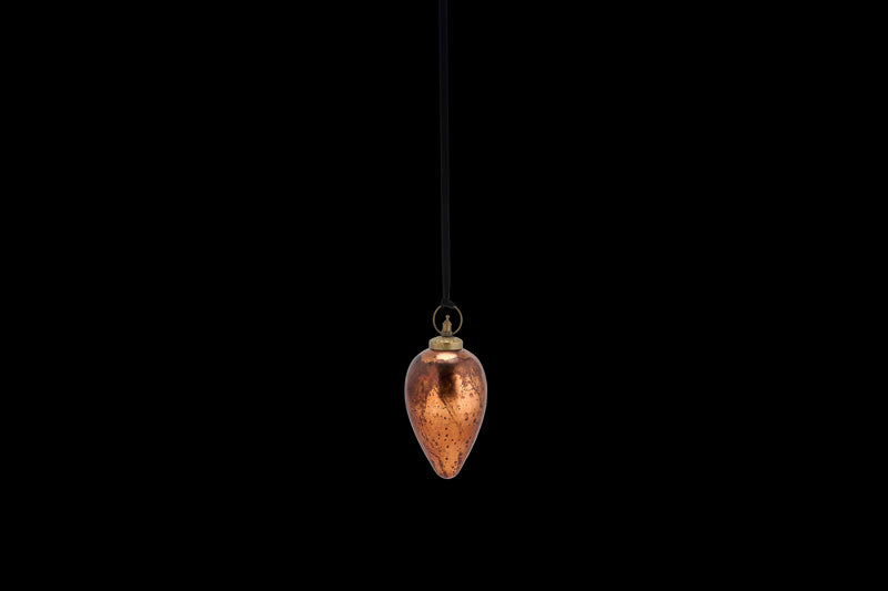 Jalshara Giant Bauble - Drop - Antique Copper JB3801 - Small - Nkuku