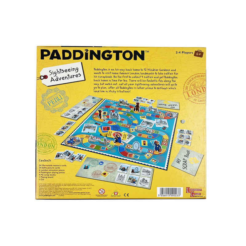 Paddington Bear - Sightseeing Adventures In London Board Game - 2 - 4 Players