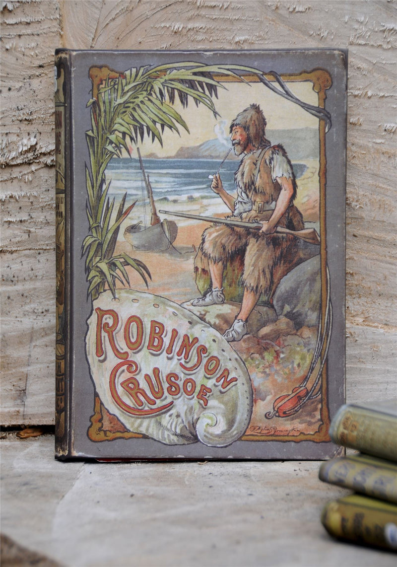 British Library eReader Case - Available in 2 Sizes To Fit all Tablets - Robinson Crusoe