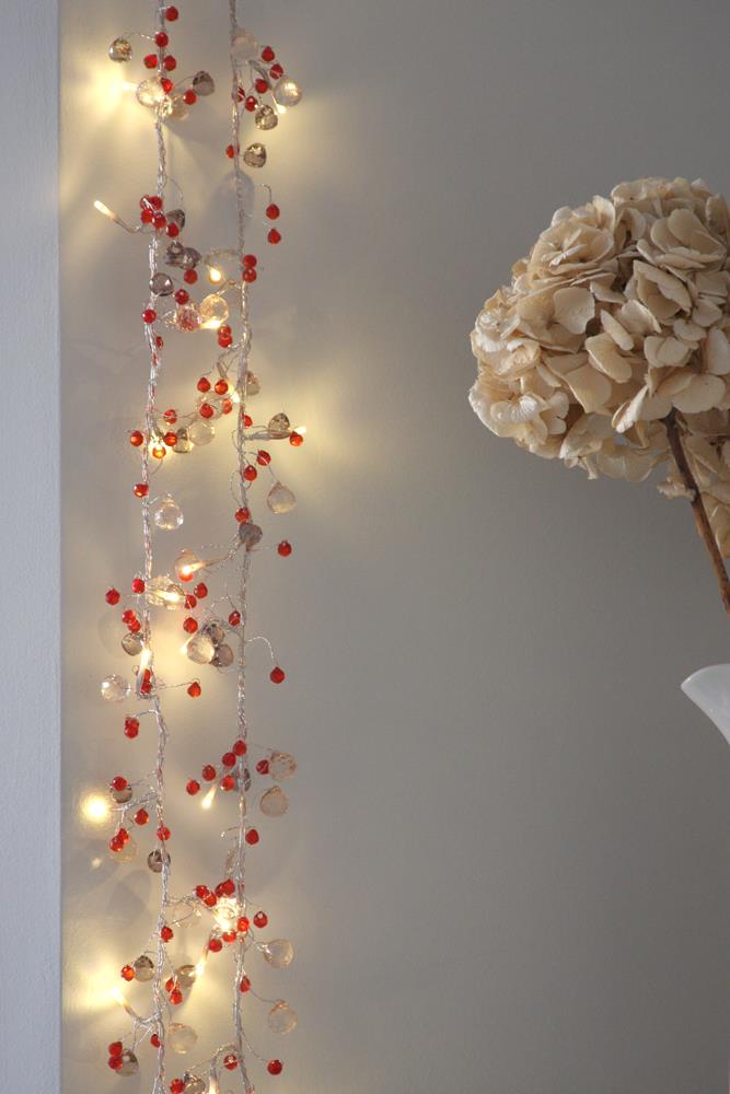 Cabana Cluster - 200 Warm LED Indoor Light Chain With Transformer - Ma ...