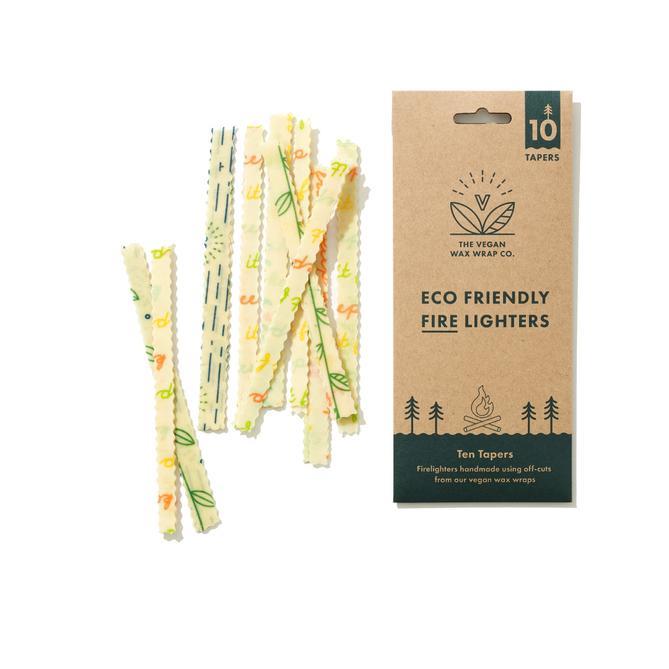 The Beeswax Wrap Company - Vegan Eco-Friendly Firelighters - 10 Firelighters