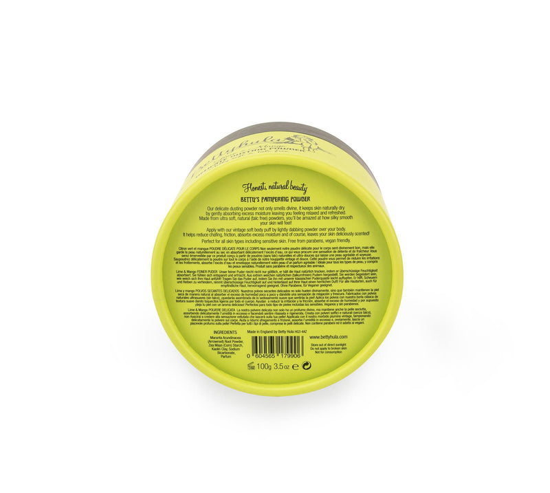 Bettyhula - Delicate Dusting Powder - Talc Free - Lime & Mango - 100g