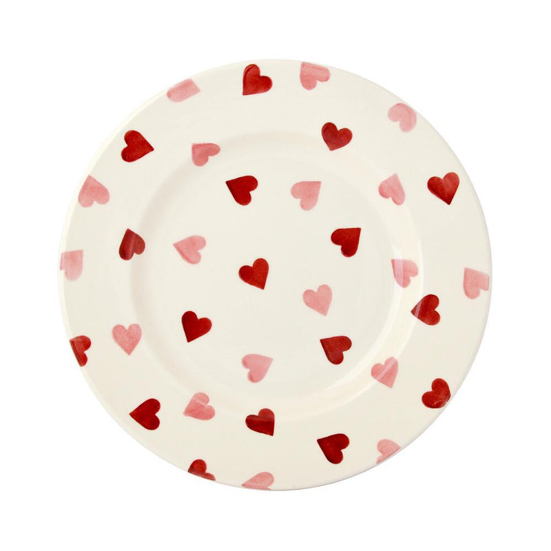 Emma Bridgewater - 8.5 inch Breakfast/Lunchtime Plate - Pink Hearts