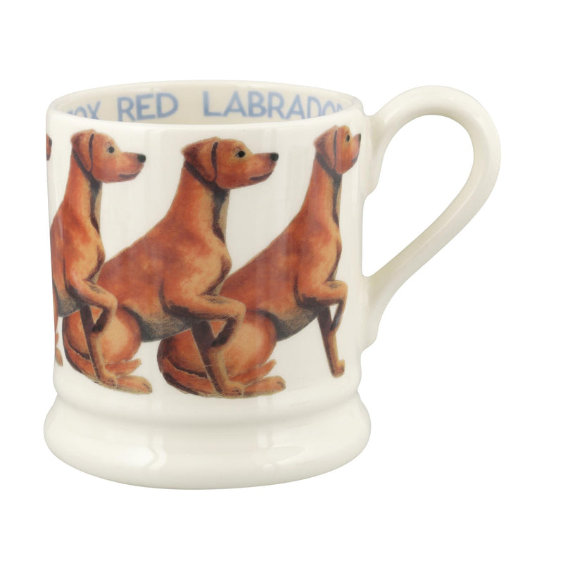 Emma Bridgewater - Half Pint Mug (300ml/1/2pt) - 9.3x8.2cms - Dogs - Fox Red Labradors
