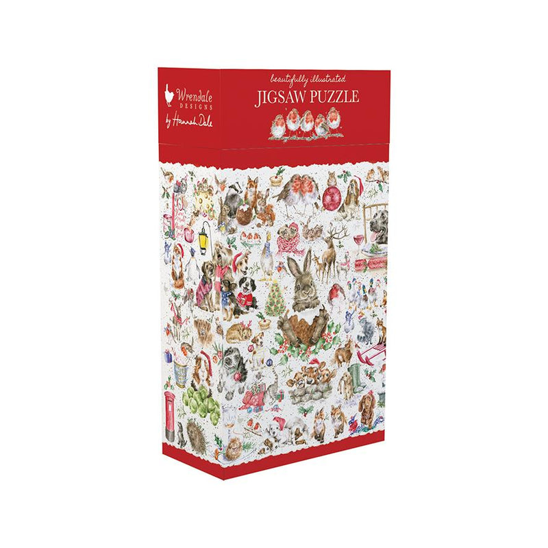 Jigsaw Puzzle - Country Set Christmas Collection - 1000 Pieces - 50.8 x 68.5cms - Wrendale Designs