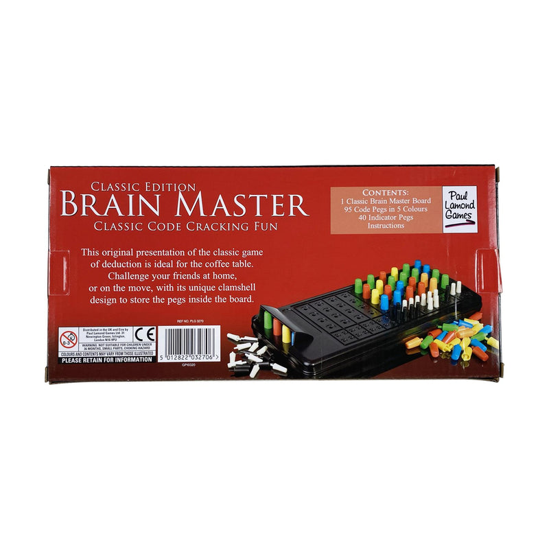 Brain Master - Classic Code Cracking Fun - 2 Players