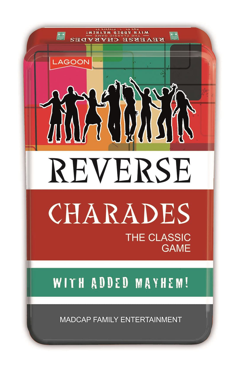 Reverse Charades - Classic Game With Added Mayhem In A Tin - Lagoon Group