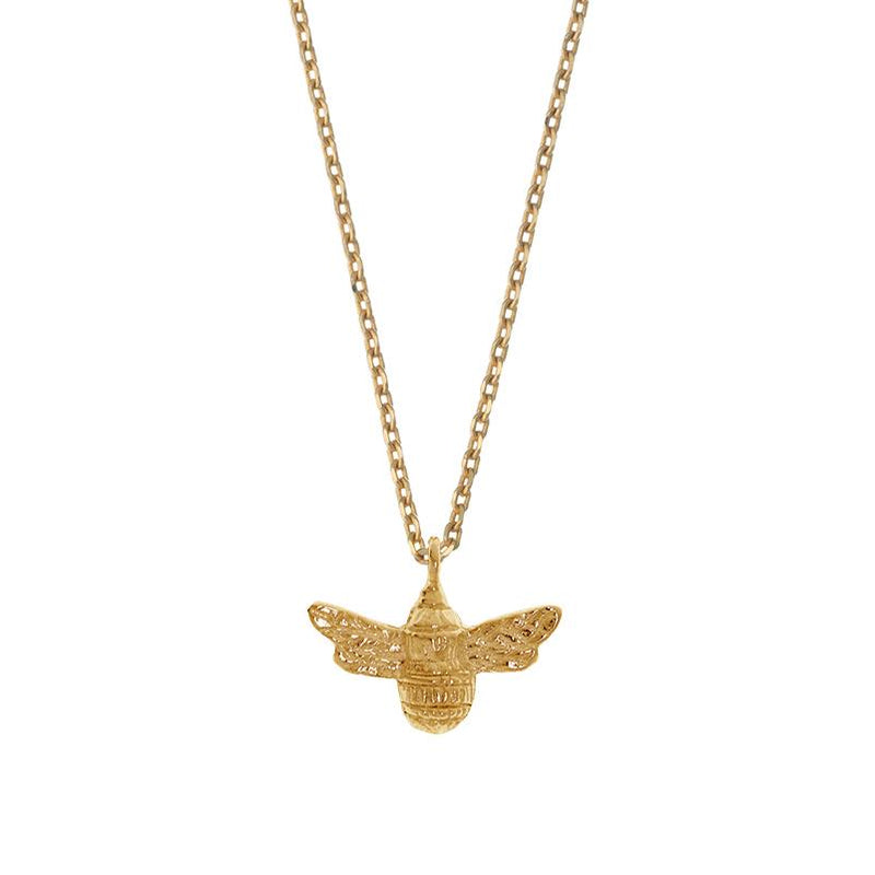 Bee Necklace - Gold Plated - Be Positive - Estella Bartlett
