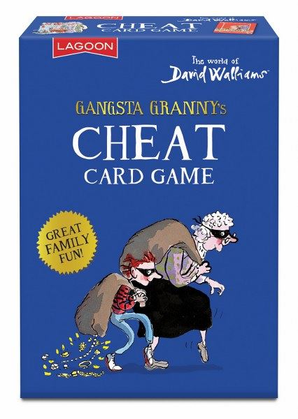 David Walliams - Classic Card Games - Cheat, Go Fish or Old Maid - Sold Individually or Set of 3