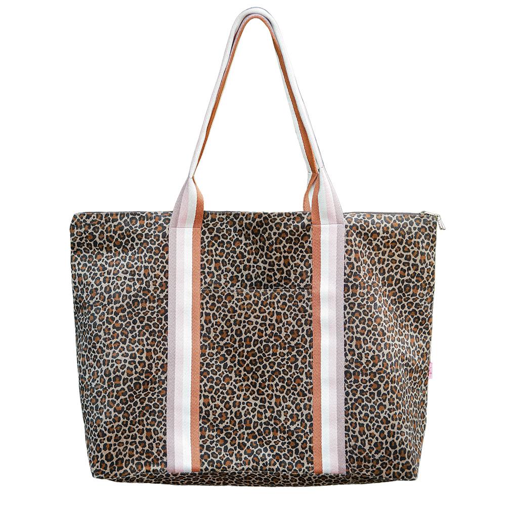 Lua - Velvet Corduroy Overnight/Weekend/Cabin Bag - Leopard Print - 60 ...