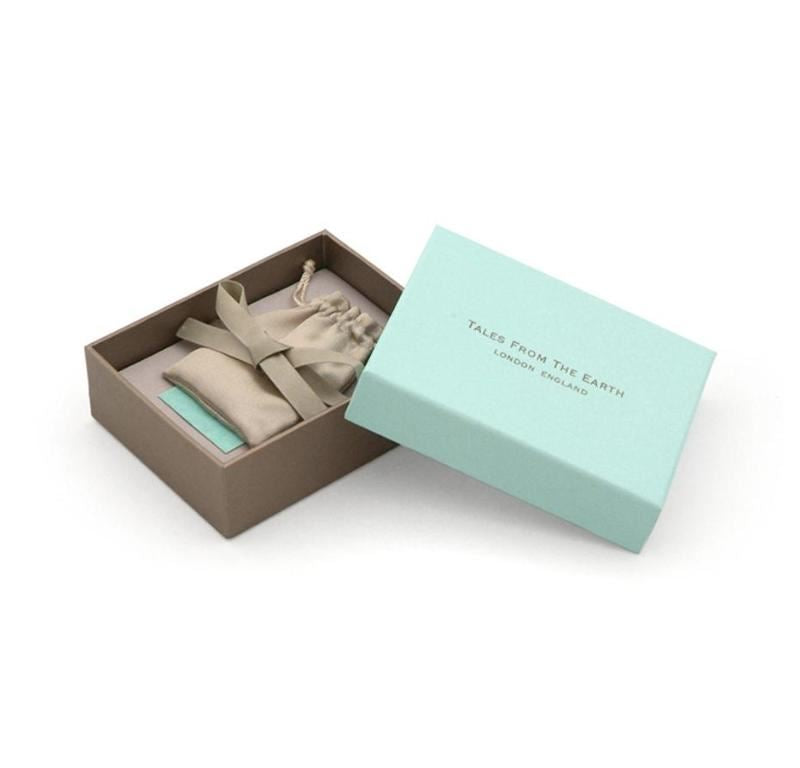 Silver Plated - First Curl Box - Tales From The Earth - Presented In Pale Blue Gift Box - Perfect Christening/Naming Day Gift