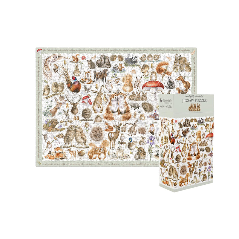 Jigsaw Puzzle - Country Set - 1000 Pieces - 50.8 x 68.5cms - Wrendale Designs