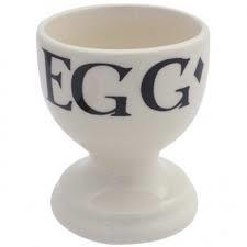 Emma Bridgewater - Egg Cup - Sold Individually - Black Toast/Boiled Egg