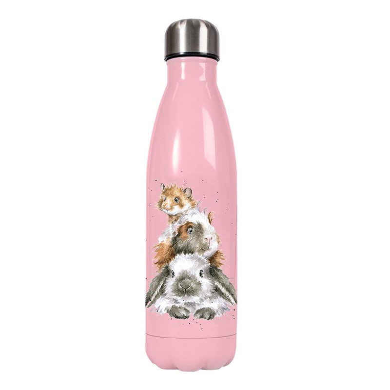 Guinea Pigs - Reusable Isotherm Water Bottle - Large - 500ml - Wrendale Designs