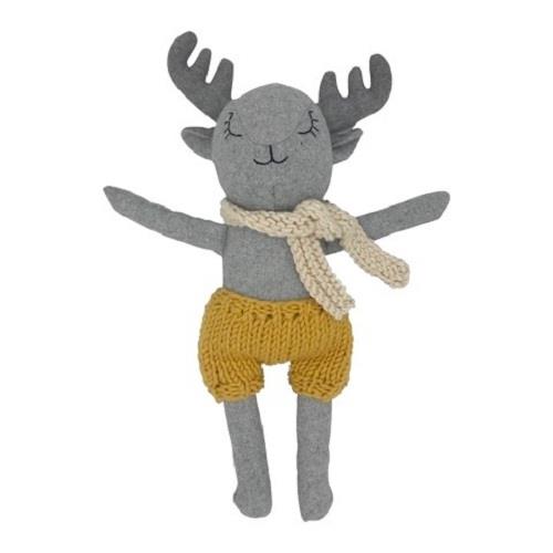 Felix The Deer - 40 cm Softie - and the little dog laughed