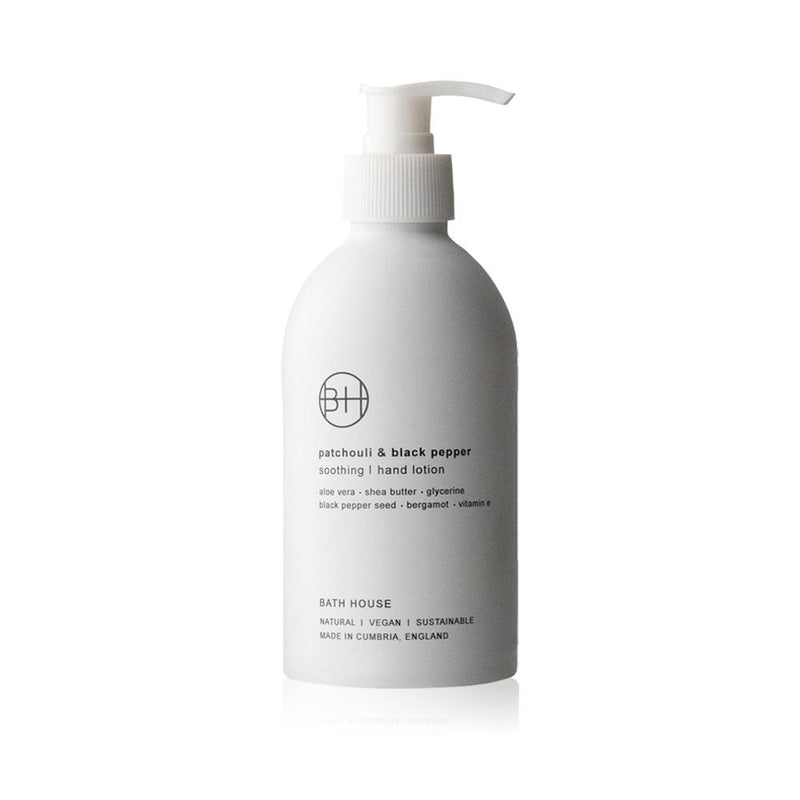 Bath House - Patchouli & Black Pepper - Soothing Hand Lotion 300ml