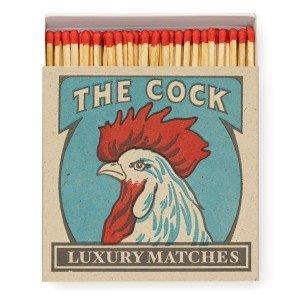 The Cock (B107) - 100 Luxury Safety Matches - Archivist