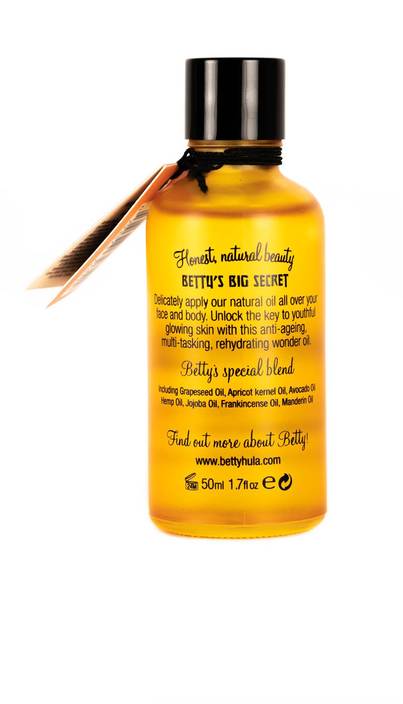 Bettyhula - The Secret Wonder Body Oil 50ml - Vegan Friendly/Perfect for All Skin Types