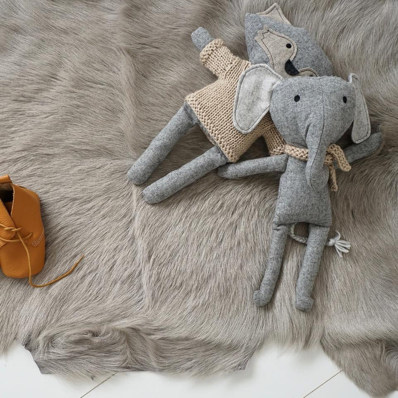 Barnaby The Elephant - 35 cm Softie - and the little dog laughed