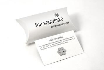 Sterling Silver Snowflake - Tales From The Earth - Pillow Pack