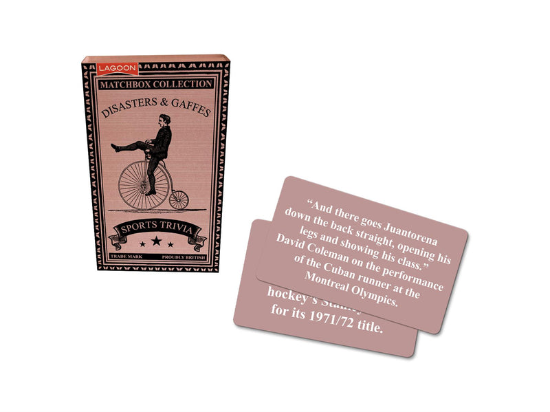 Lagoon - Matchbox Collection - Sports Trivia - Available in 6 Designs