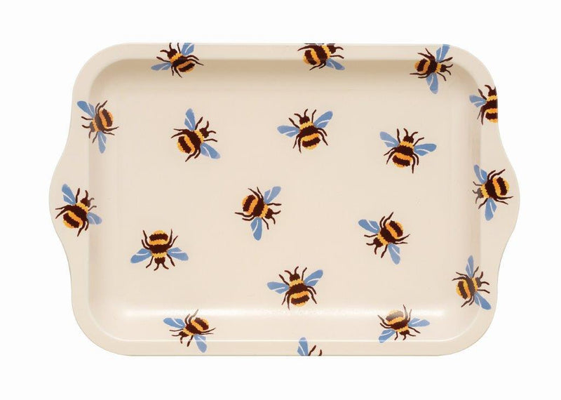 Emma Bridgewater - Small Rectangular Tin Tray - 24 x 16cms - Bumblebees