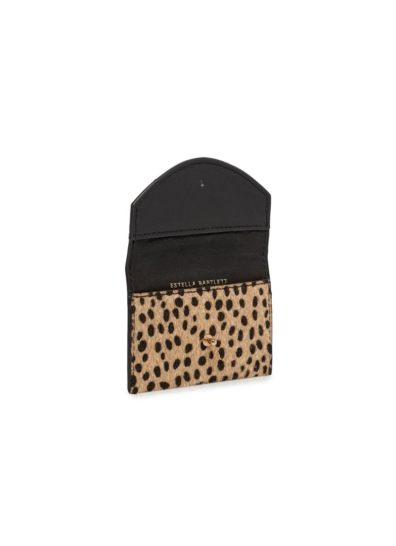 Envelope Card Purse - Rectangle - Cheetah/Leopard Pony Print - 10x6cms - Estella Bartlett