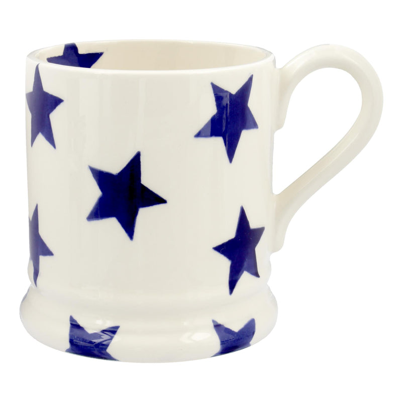 Emma Bridgewater - Half Pint Mug (300ml/1/2pt) - 9.3x8.2cms - Blue Stars - Starry Skies