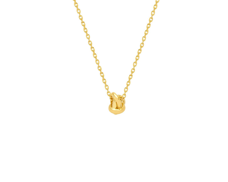 Knot Necklace - Gold Plated - Love Me Knot - Estella Bartlett