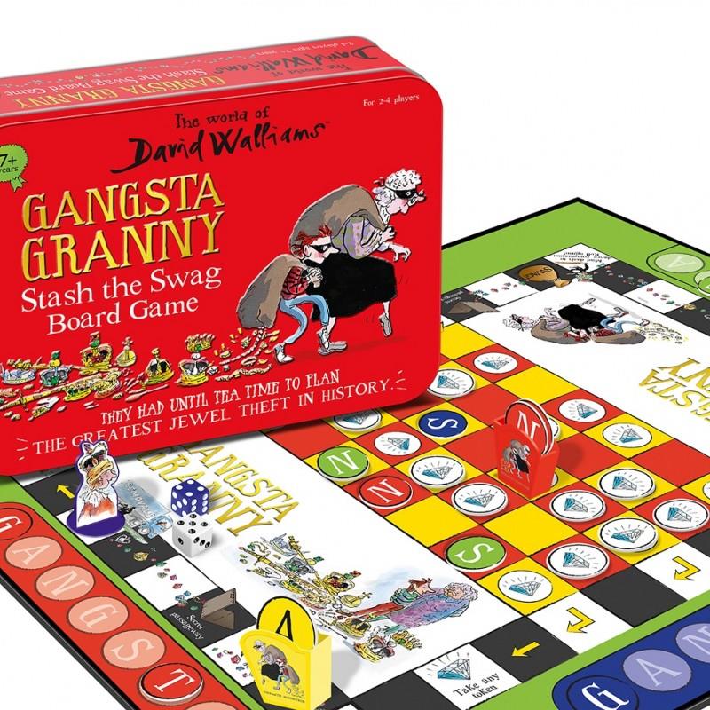 David Walliams - Gangsta Granny - Stash The Swag Board Game