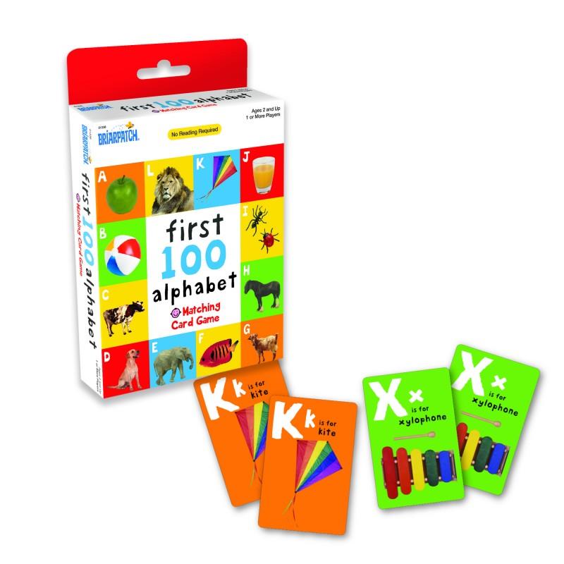First 100 Words - Alphabet Card Game - Matching Card Game