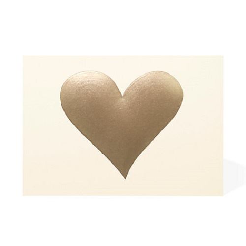 Heart Card Set - 10 x Blank Note Cards & Matching Envelopes