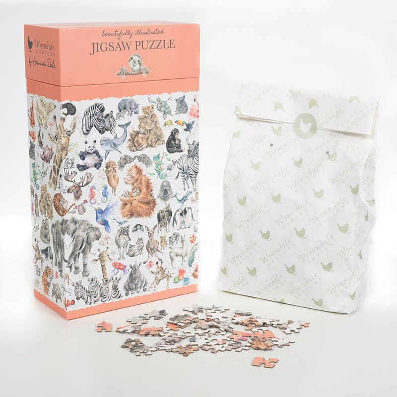Jigsaw Puzzle - The Zoology Collection - 1000 Pieces - 50.8 x 68.5cms - Wrendale Designs