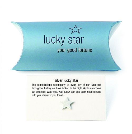 Sterling Silver Lucky Star - Tales From The Earth - Pillow Pack